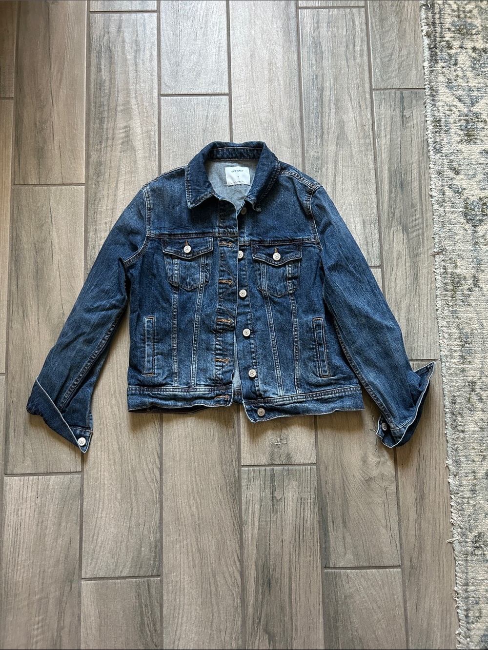 Old Navy Dark Blue Denim Jean Jacket